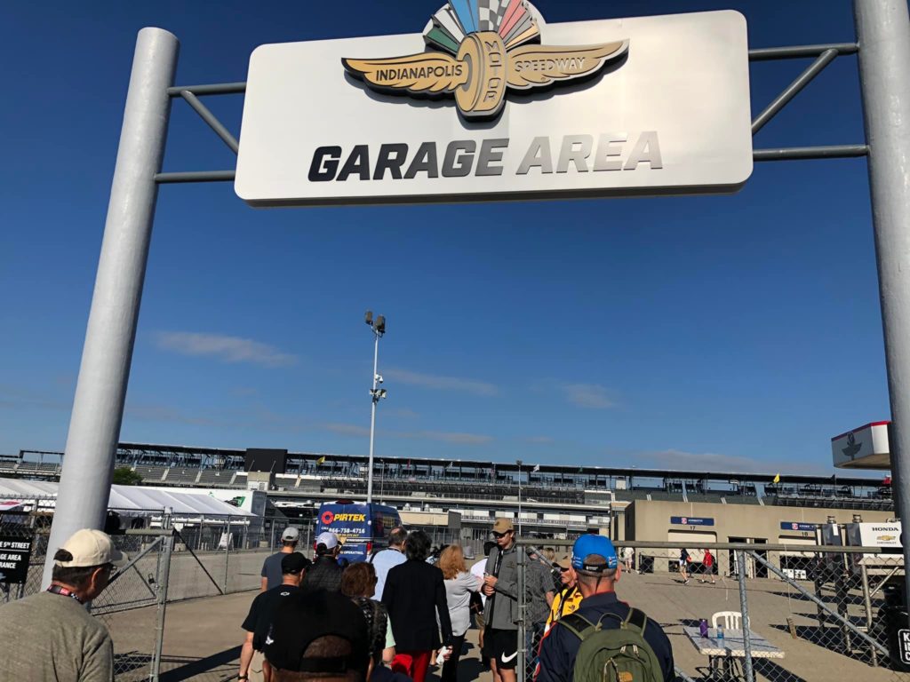 Garage Area Indy 500