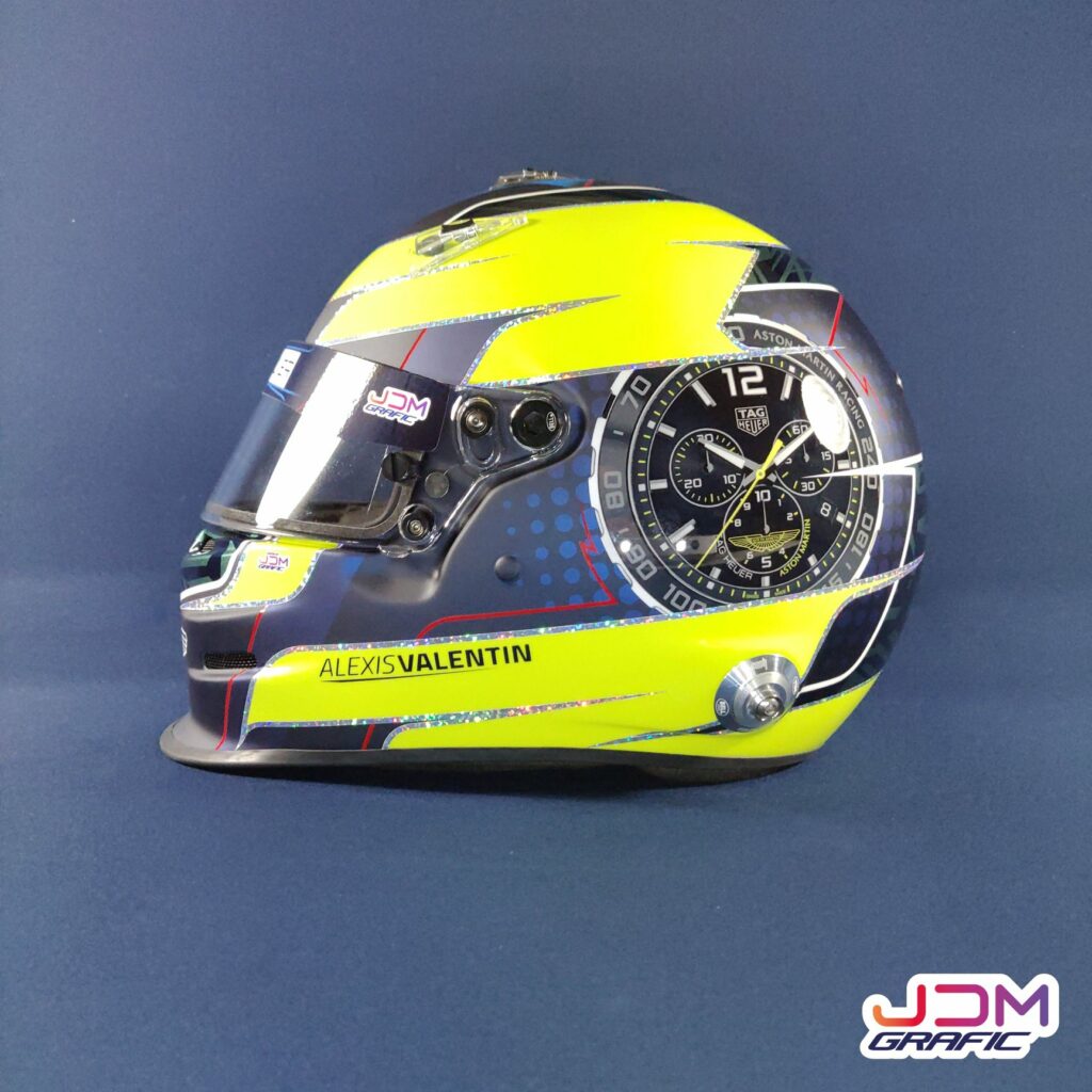 Casque intégral FIA BELL RACING GP3 Sport design par Adrien PAVIOT / Paint by JDM Graphic